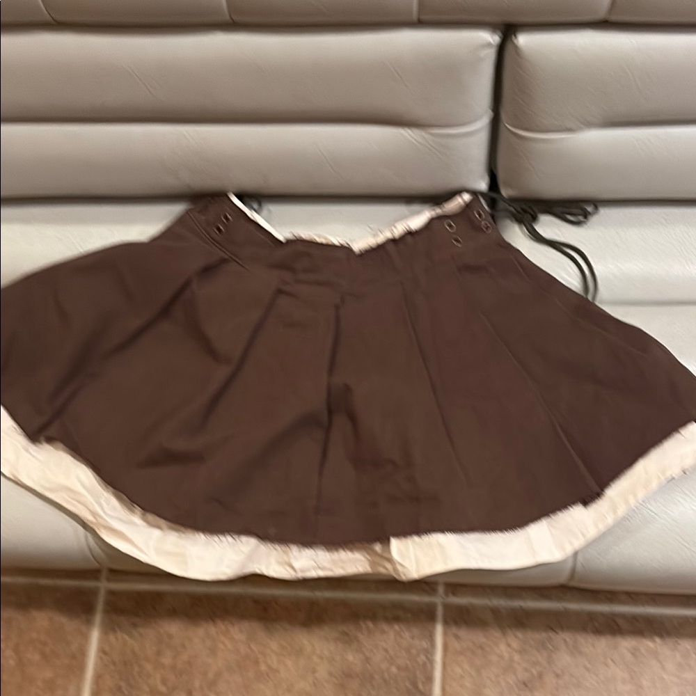 Elegant Brown Women's Skirt
